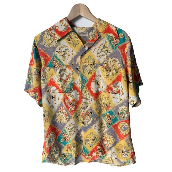 Other - Authentic Vintage Short Sleeve Aloha Shirt